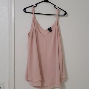 Blush tank top
